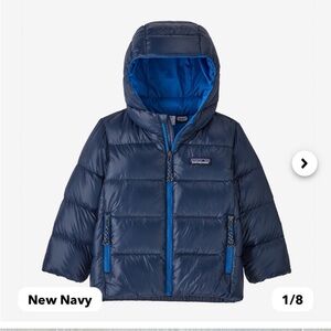 Patagonia Hi Loft Down Jacket size 5T - new navy